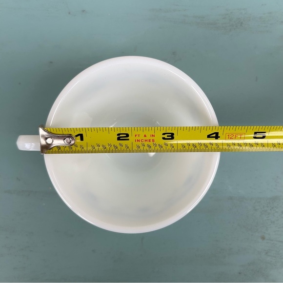 Pyrex Morning Blue White Mugs with Blue Floral Design - Picture 10 of 10